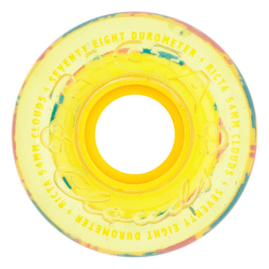 Ricta wheels 54mm Clouds Clear Splatter Yellow Camo
