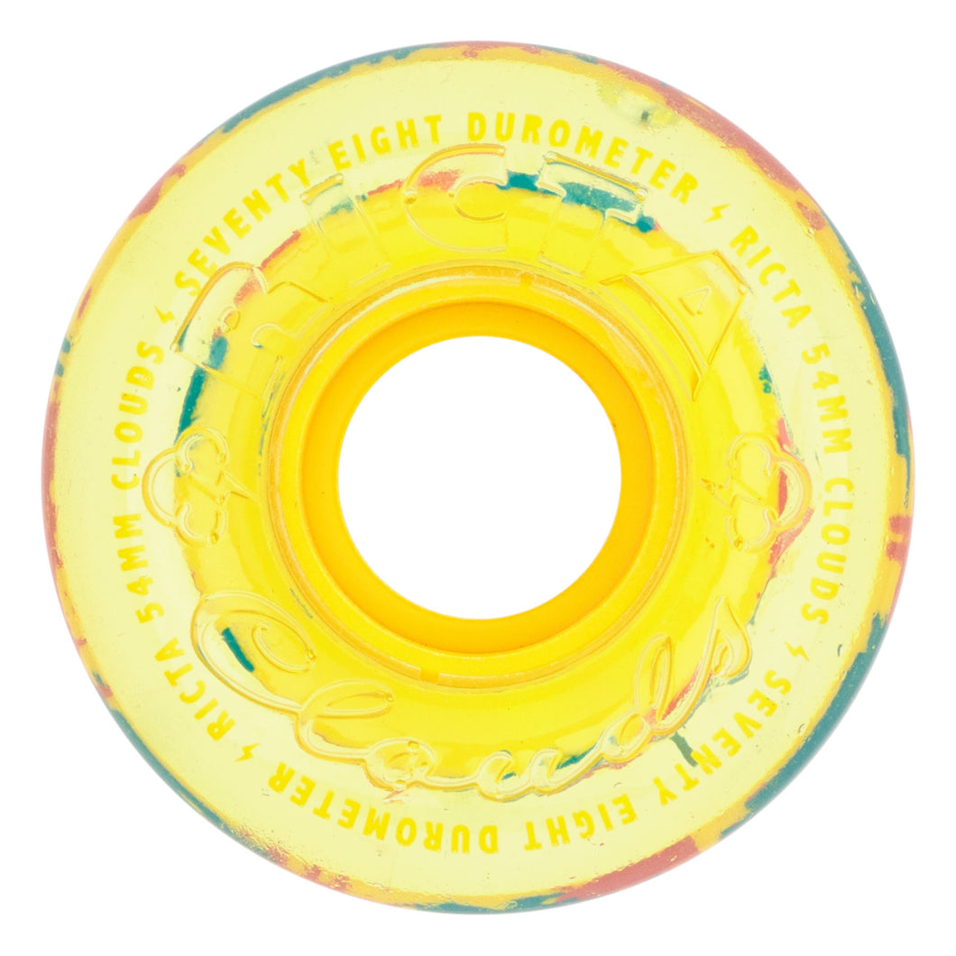 Ricta wheels 54mm Clouds Clear Splatter Yellow Camo
