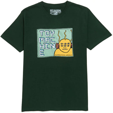 Toy Machine Tee Transmissionator Dk Green