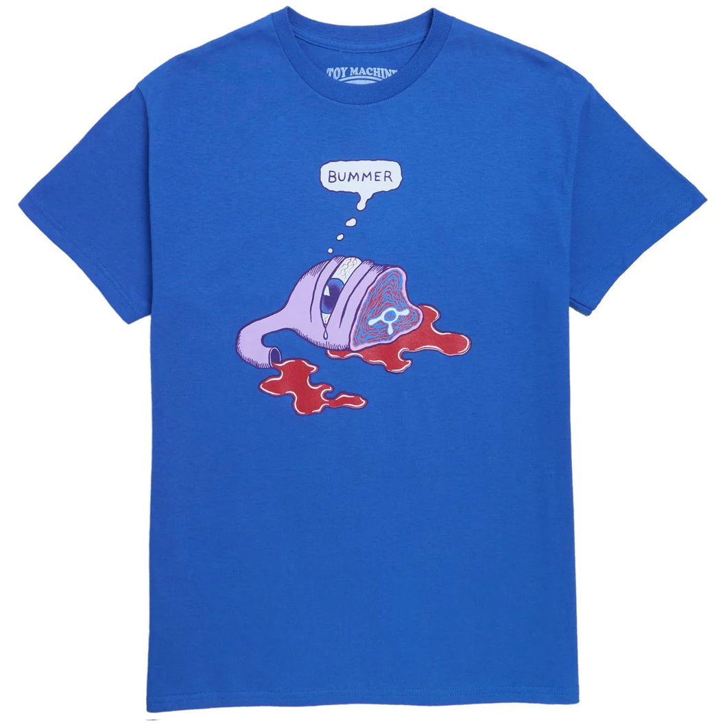 Toy Machine Tee Bummer Royal Blue