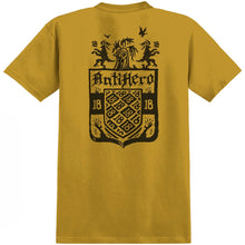 Load image into Gallery viewer, Anti Hero Tee Coat of Arms Mustard