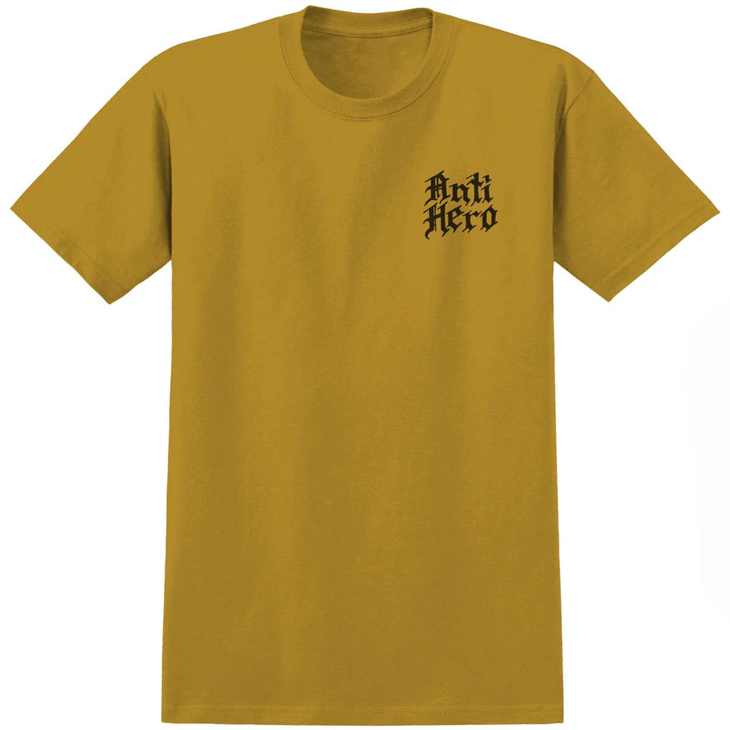 Anti Hero Tee Coat of Arms Mustard