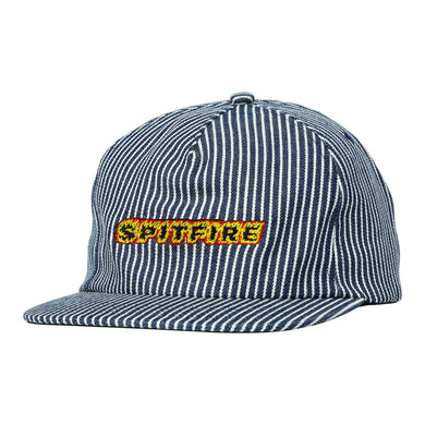 Spitfire Hat Flames Indigo stripe