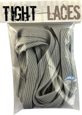 Tight Laces Flat Light Grey 45