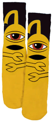Toy Machine Socks Sect Hug Yellow