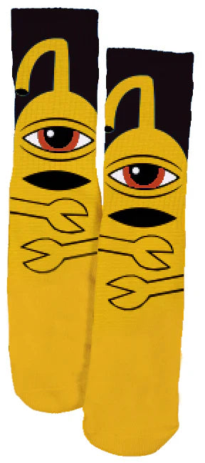 Toy Machine Socks Sect Hug Yellow