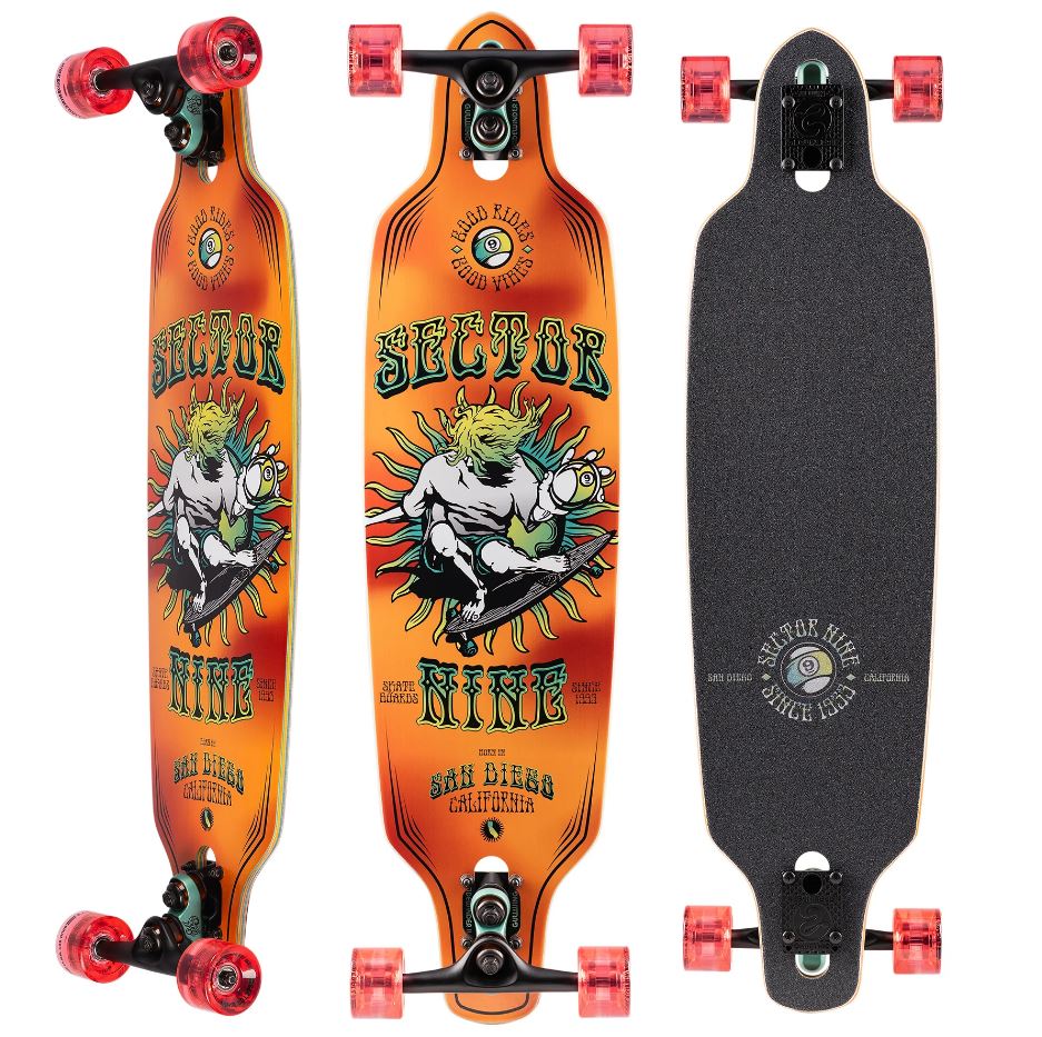 Sector 9 Complete 9ER Mini Fractal Orange 34.0