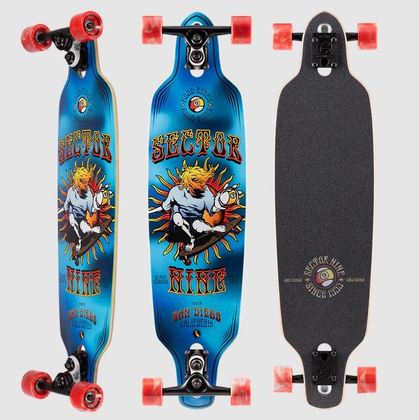 Sector 9 Complete 9ER Mini Fractal Blue 34.0