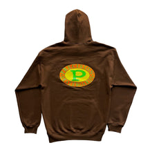 Load image into Gallery viewer, Precision Hoodie Brown Classic Oval Logo