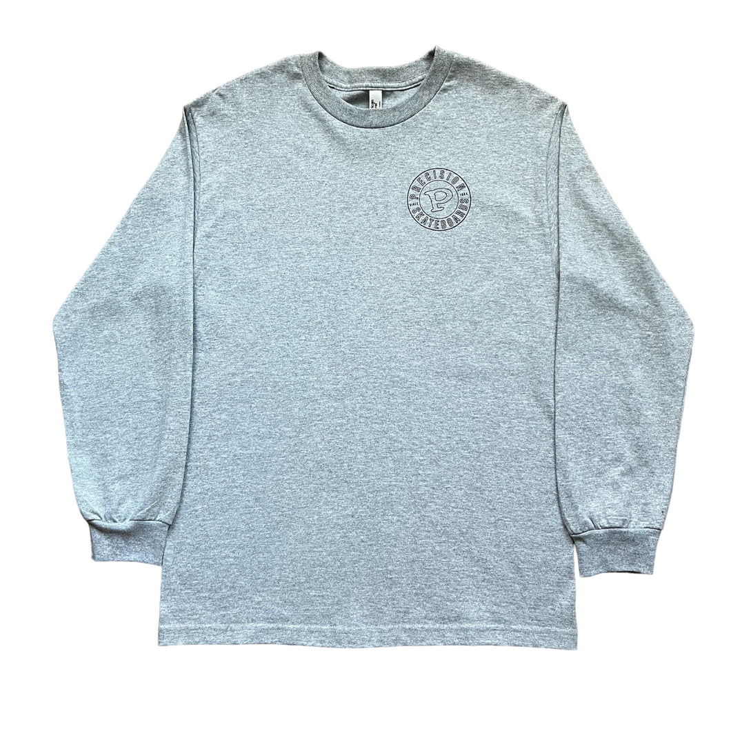 Precision LS Tee Circle Logo (1984) Heather Grey
