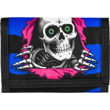 Load image into Gallery viewer, Powell Peralta Wallet Ripper Black Light Tri-fold Velcro