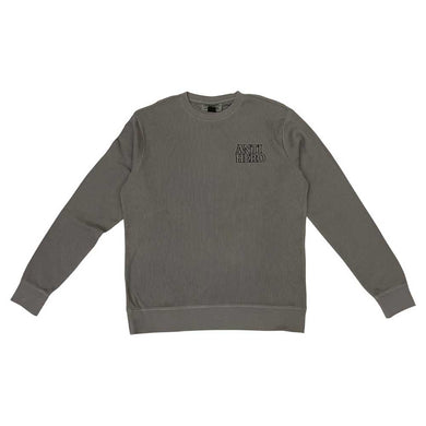 Anti Hero Long Sleeve Thermal Lil Black Outline Embroidered