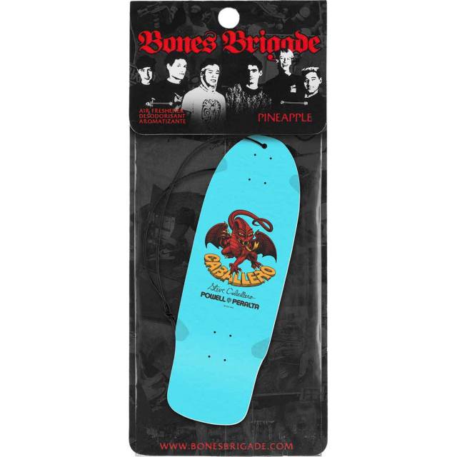 Bones Brigade Air Freshener Steve Caballero Teal