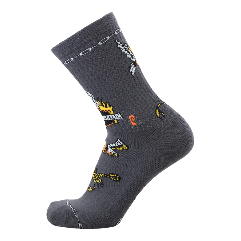 Psockadelic Socks Born Free Grey