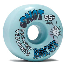 Load image into Gallery viewer, Snot Wheels Villani Roaches 55mm 101a Blue Swirl