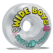Load image into Gallery viewer, Snot Wheels 55mm 101a Clear Wide Boys