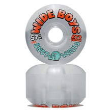 Load image into Gallery viewer, Snot Wheels 57mm 101A Clear Wide Boys
