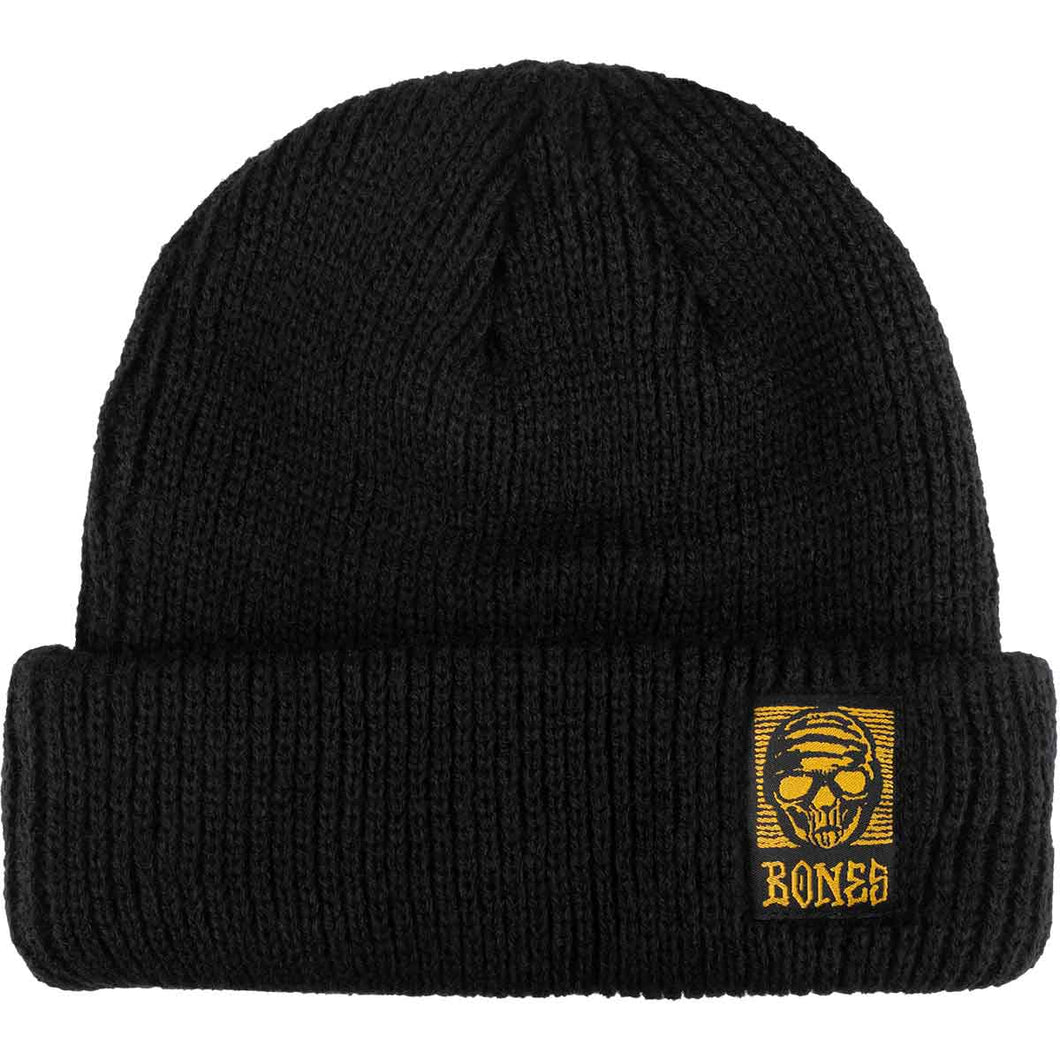 Bones Beanie Cuff Black