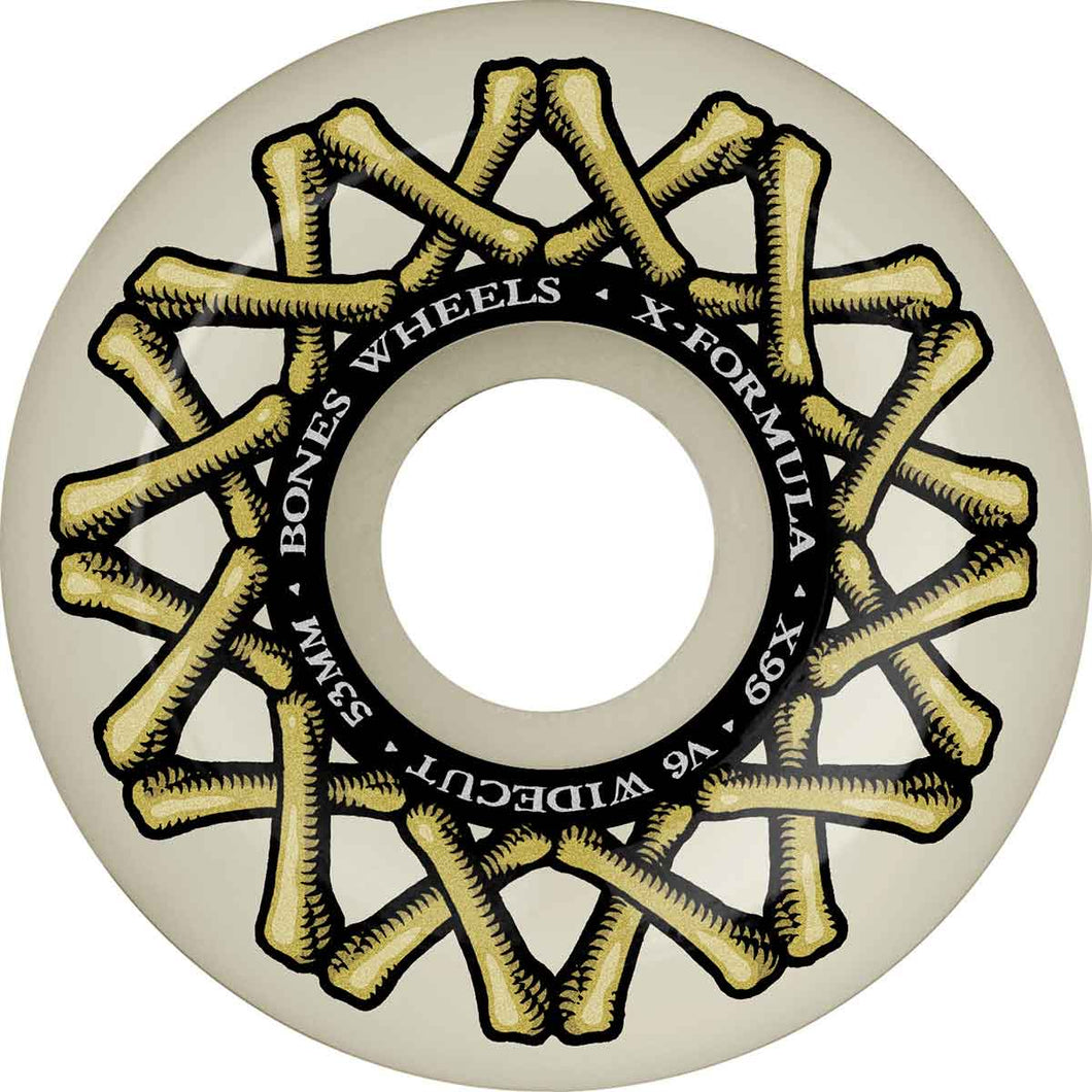 Bones Wheels 53mm V6 Widecut 99a XF