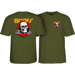 Powell Peralta T-Shirt Ripper Military Green – Precision Skateshop