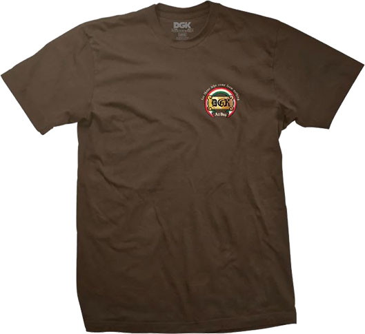 DGK Tee GUERRERO Dark Chocolate SS M