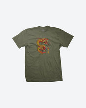Load image into Gallery viewer, DGK Tee Bruce Lee Lil Dragon Military Green Large