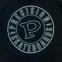 Load image into Gallery viewer, Precision Crew Neck Circle Logo (1984) Black