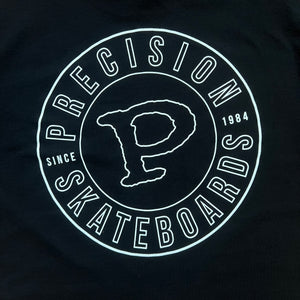 Precision Crew Neck Circle Logo (1984) Black