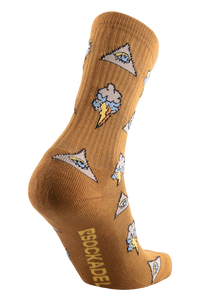Psockadelic Socks Eye Cloud Brown