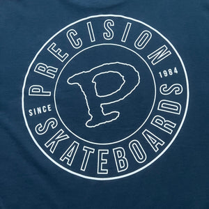 Precision Tee Circle Logo (1984) Indigo