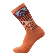 Load image into Gallery viewer, Psockadelic Socks Free At Last Orange/Maroon