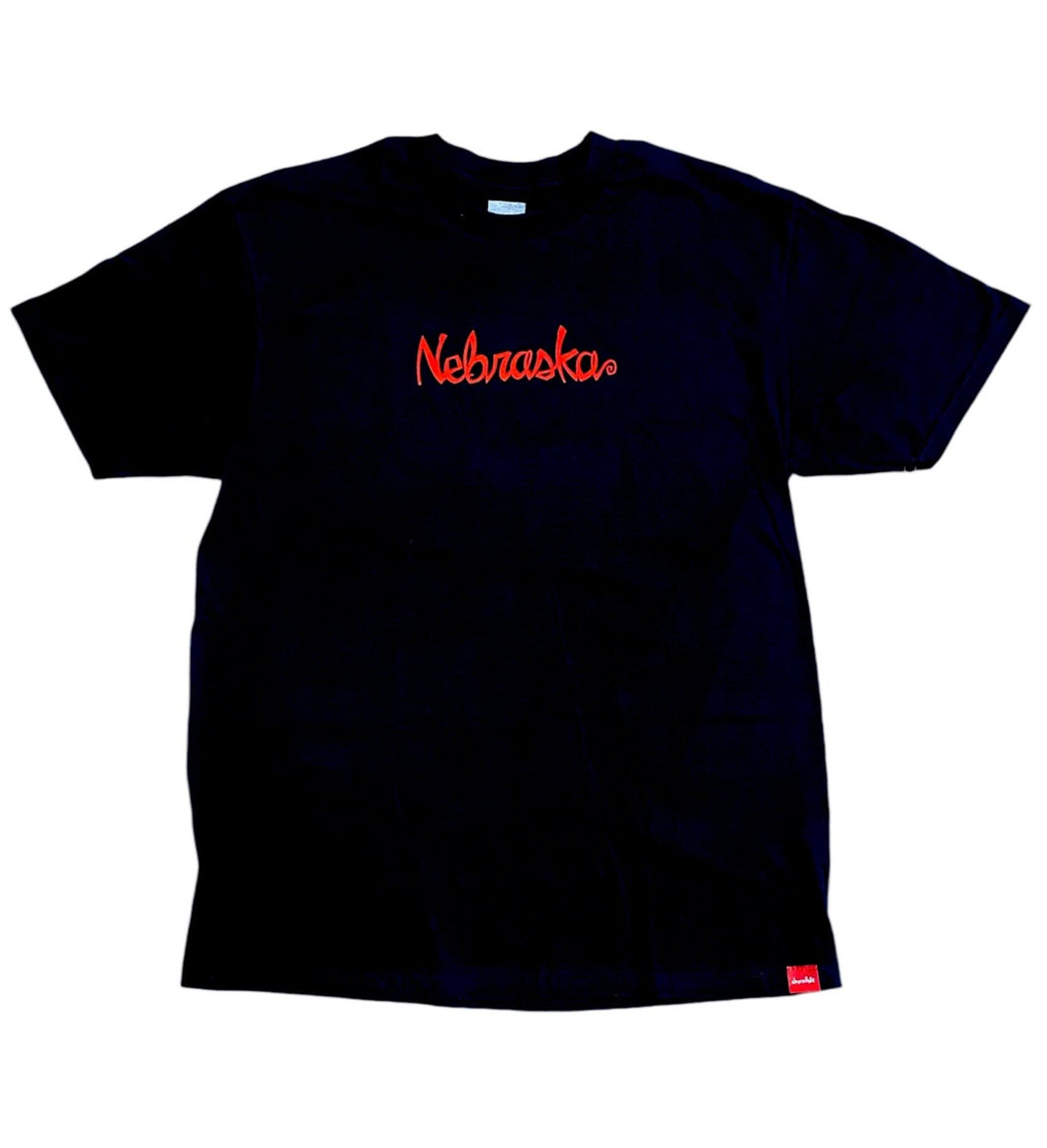 Chocolate T-Shirt Flip The Script (Nebraska) Black