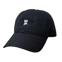 Load image into Gallery viewer, Meow Unstructured Hat Black