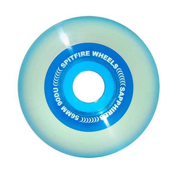 Spitfire Wheels 56mm Classics Saphire Clear Blue 90a