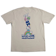 Load image into Gallery viewer, Girl x Sanrio Rainbow Stacked Tee Cream