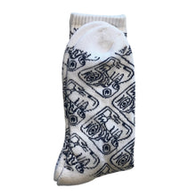Load image into Gallery viewer, Toy Machine Socks Cubist White