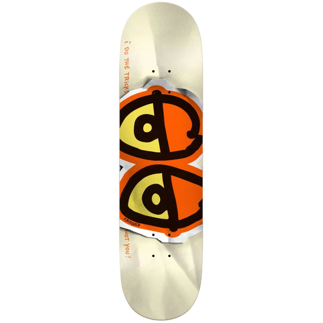 Krooked Deck 8.5 DBX Eyes Bright Orange