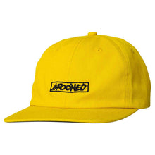 Load image into Gallery viewer, Krooked Hat Moonsmile Script Yellow/Black Strapback