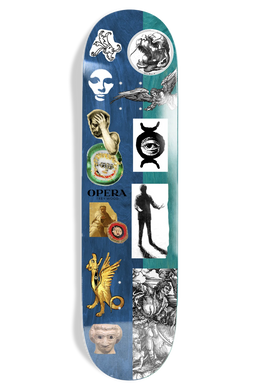 Opera Deck 8.25 Other Side Blue Trey Wood EX7