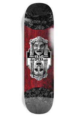 Opera Skateboards 8.5 Twins Pop Slick Red/Black