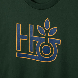 Habitat Tee Pod Logo Dark Green