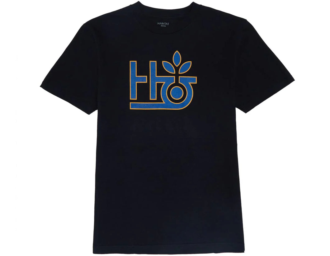 Habitat Tee Pod Logo Black