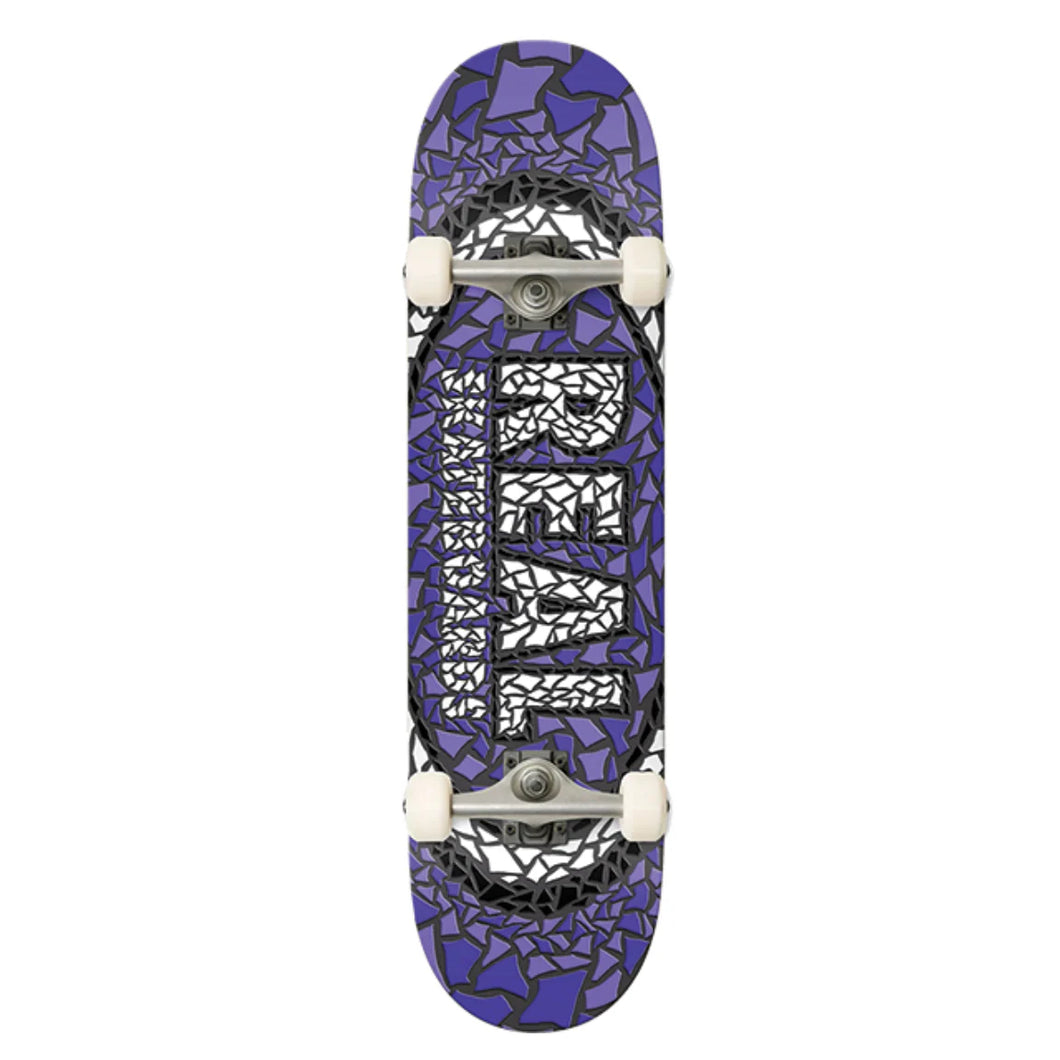 Real Complete 7.75 Mosaic Oval Purple