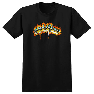 Spitfire Tee Chrome Venom Black