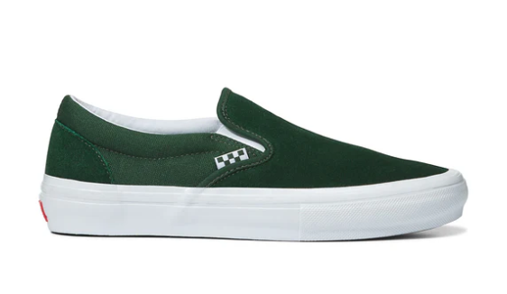 Vans Slip On Wrapped Green/White – Precision Skateshop display picture 1