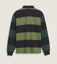 Load image into Gallery viewer, Vans Ward Rugby Long Sleeve Two-Tone Black/Green