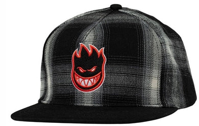Spitfire Hat Bighead Fill Plaid Snapback
