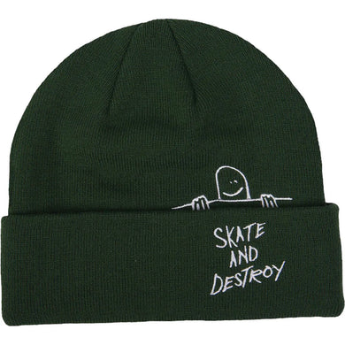 Thrasher Beanie Gonz Sad Fold Forest Green