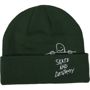 Thrasher Beanie Gonz Sad Fold Forest Green