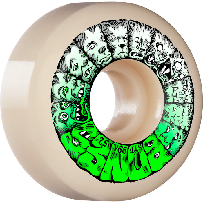Bones 52mm V5 Sidecut Weird Wolf 99a